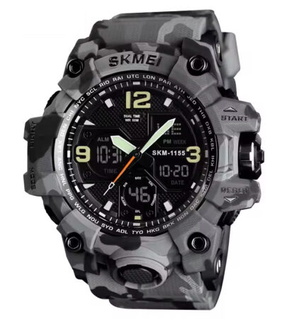 Skmei 1155b Gray Camouflage Watch