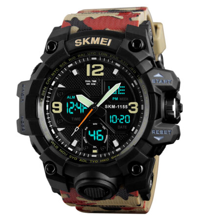 Skmei 1155b Red Camouflage Watch